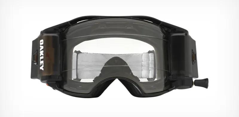 Oakley Airbrake MX Performance Goggles Jet Black Speed/Clear-2